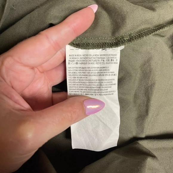 VANS Women’s Olive Green/Army Green Full Button Down Broadway Dress SZ M New!!! - Picture 12 of 12